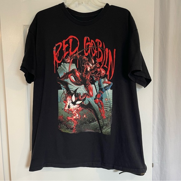 Rare Red Goblin Marvel Spiderman Comics Tshirt Men’s XL Short Sleeve - Picture 7 of 9